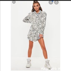 Money dress button down